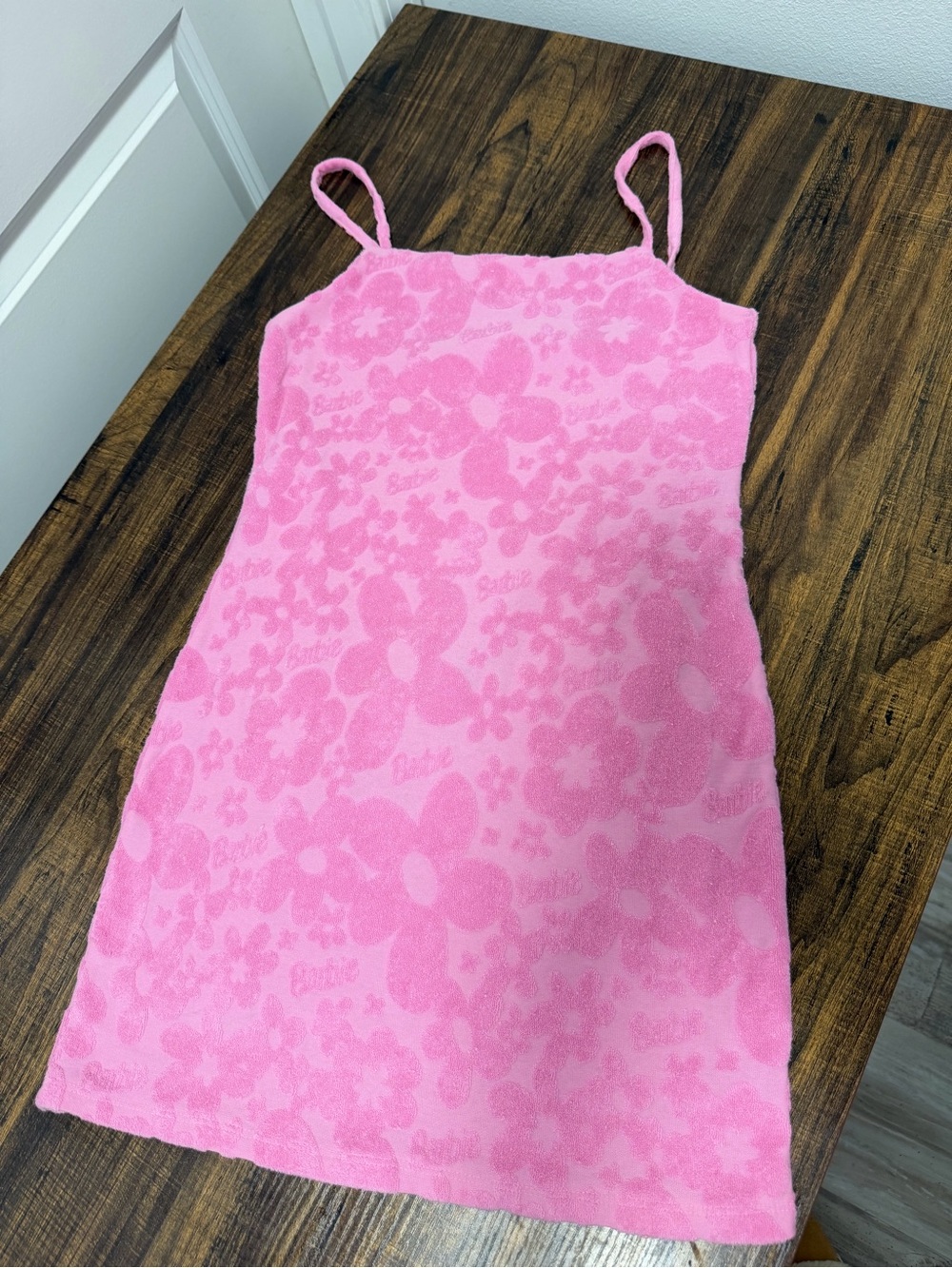 2022 Mattel • Forever 21 X Barbie • Pink Floral • Mini Dress • Medium - Picture 2 of 7